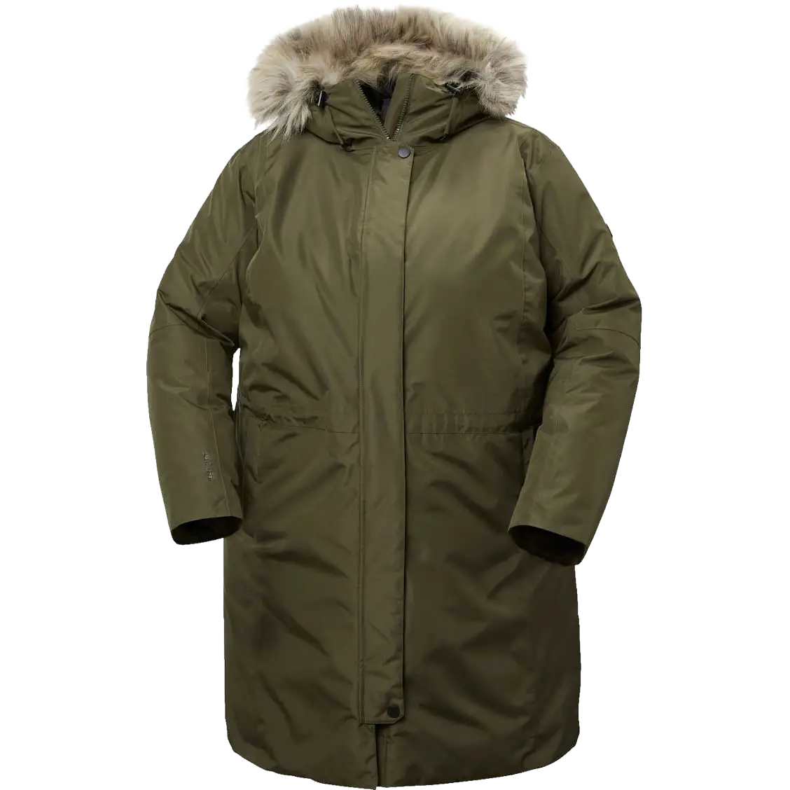 Helly Hansen Senja Plus Parka Women - Utility Green - 2X PlusSize - Vinterjakker