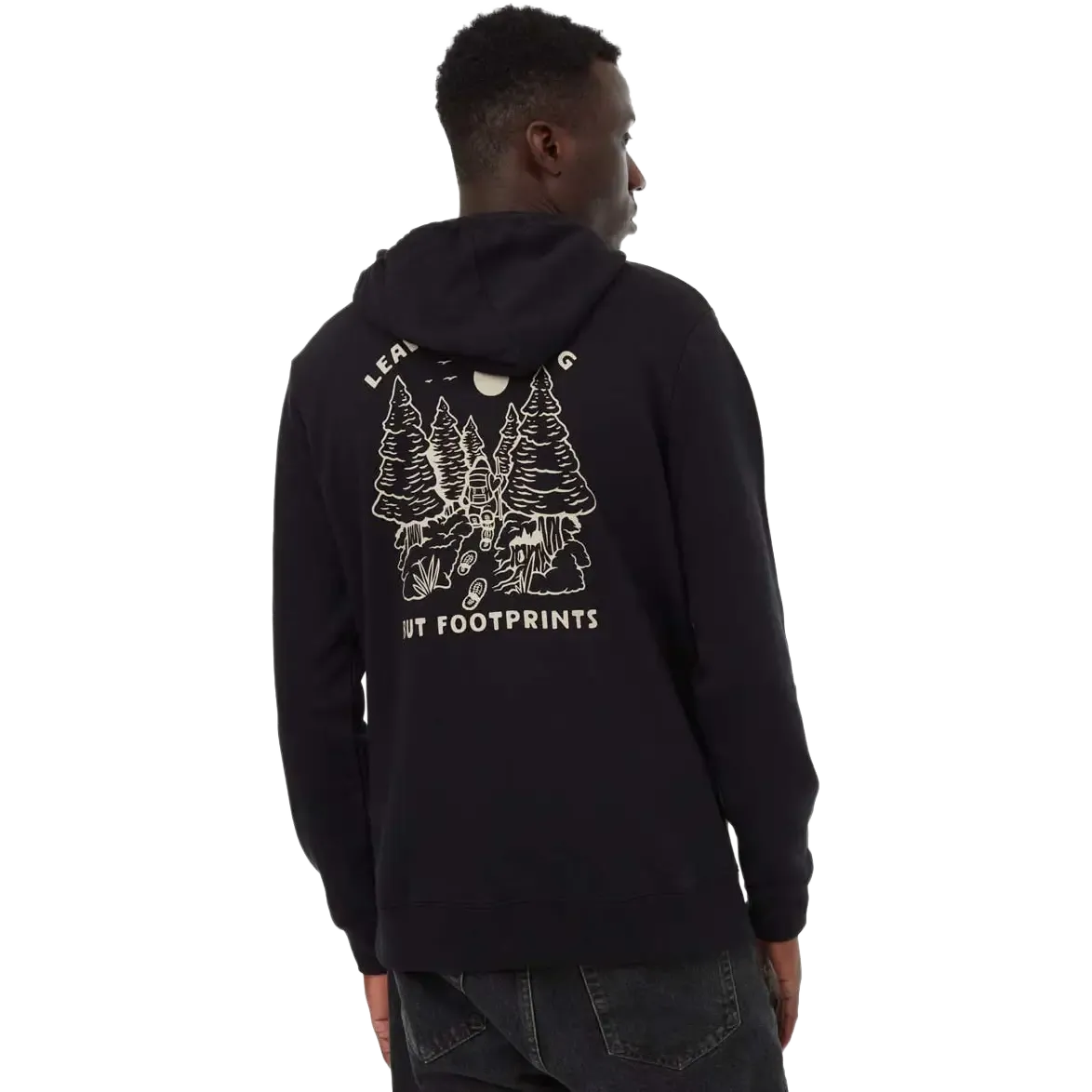 Footprints Hoodie Men hættetrøje