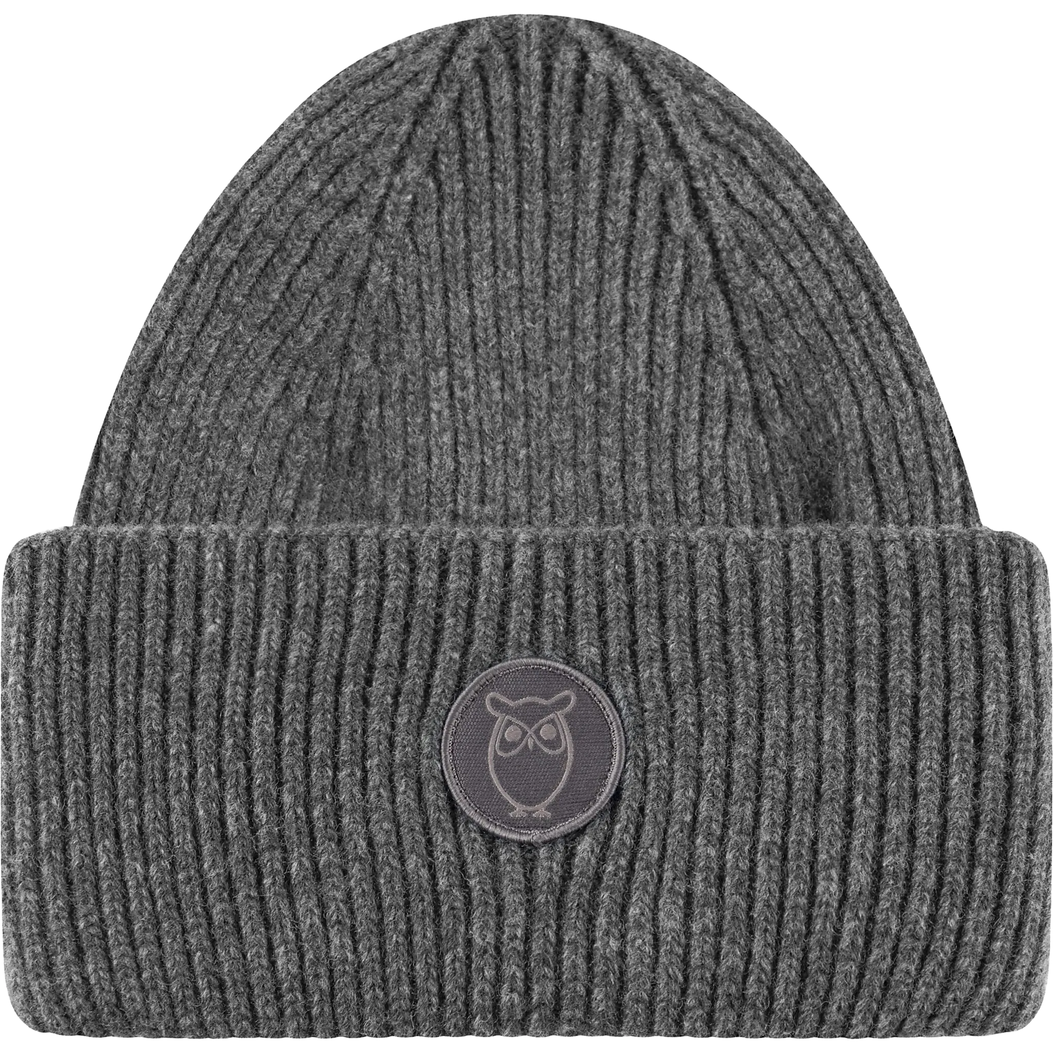 Wool Badge Beanie Women