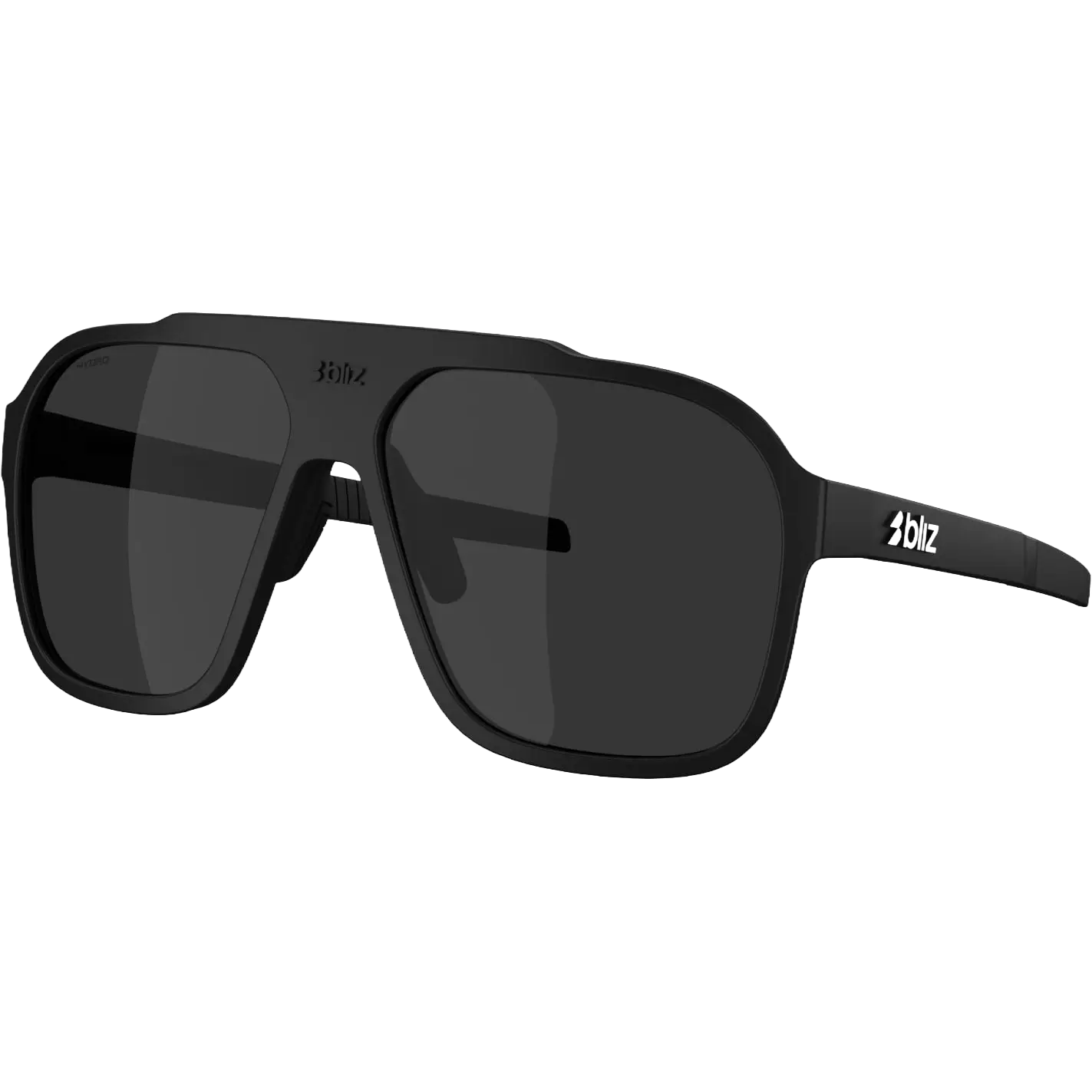 Bliz A002 Unisex Sportsbrille - Black/Smoke - One size - Solbriller
