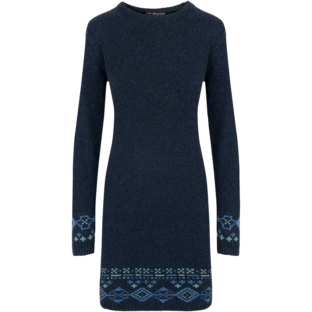 Sherpa Bharati Eco Dress kjole - Rathee Blue - XS - Outdoor kjoler