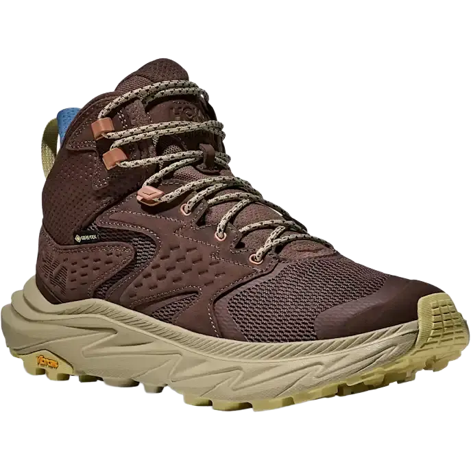 HOKA One One Anacapa 2 Mid GTX Men herrestøvle - Walnut/Oyster Mushroom - US9,5/UK9/43 1/3 - Støvler