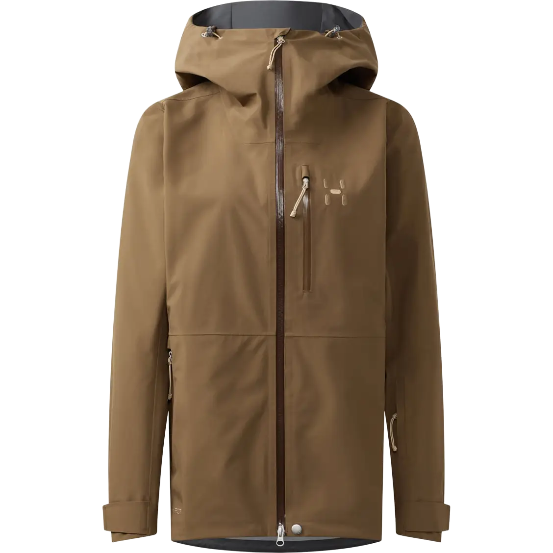 Haglöfs Alper Proof Jacket Men ski- og regnjakke - Teak Brown - XL - Regnjakker