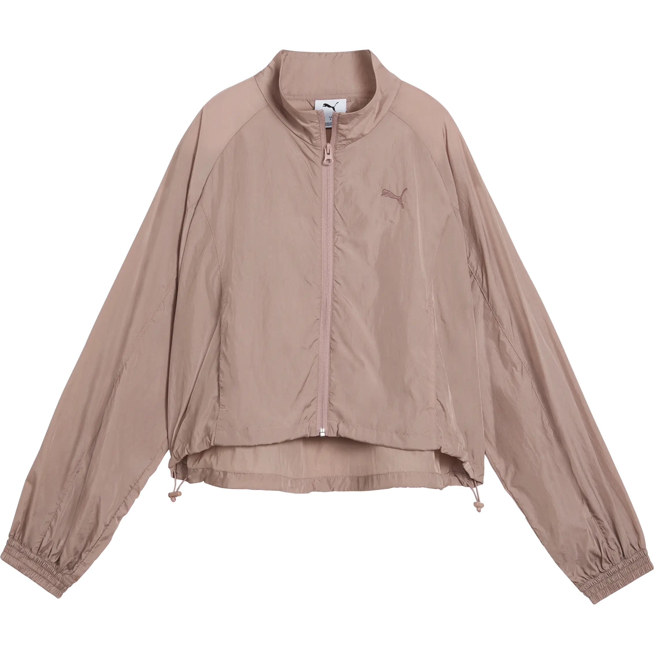 Puma Her Relaxed Full-Zip Woven Jacket Women - Sandstone - S - Overgangsjakker