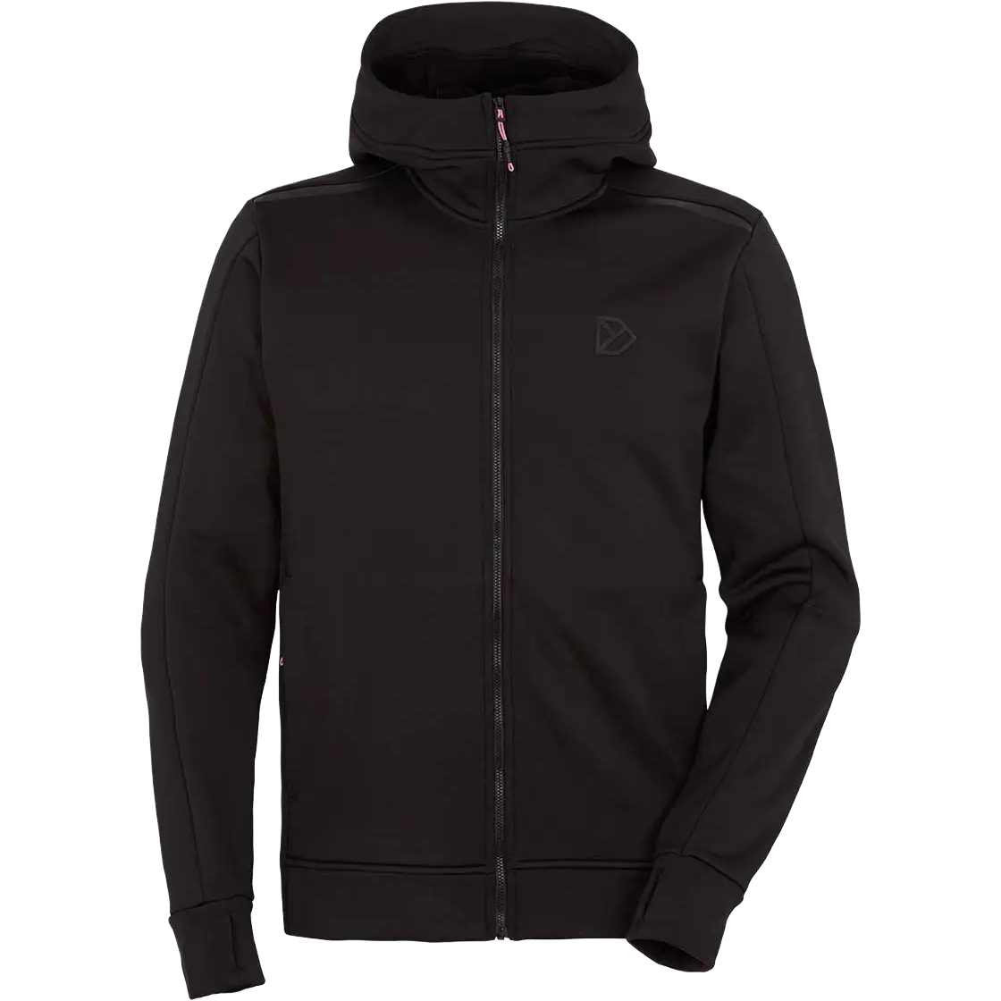 Didriksons Acke Fullzip 2 Men herrefleece - Black - S - Fleecetrøjer