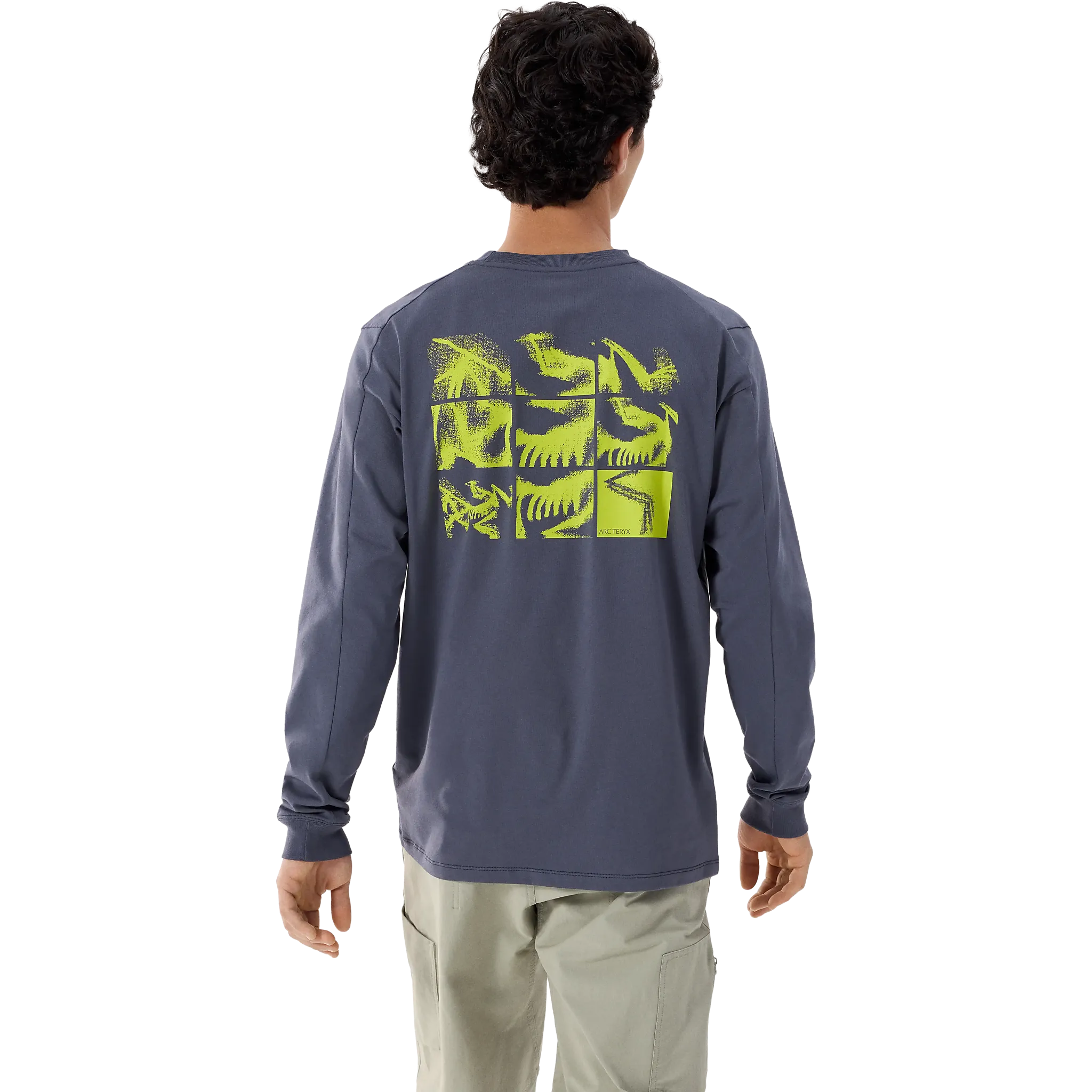 Kragg SL Cotton Bird Tile LS Men blus