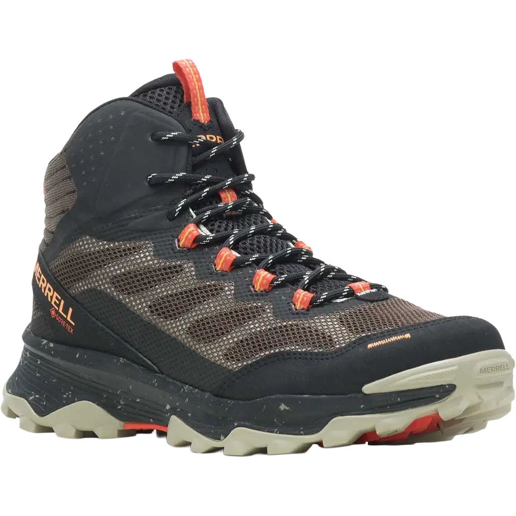 Merrell Speed Strike Mid GTX Men herrestøvler - Black/Boulder - 43