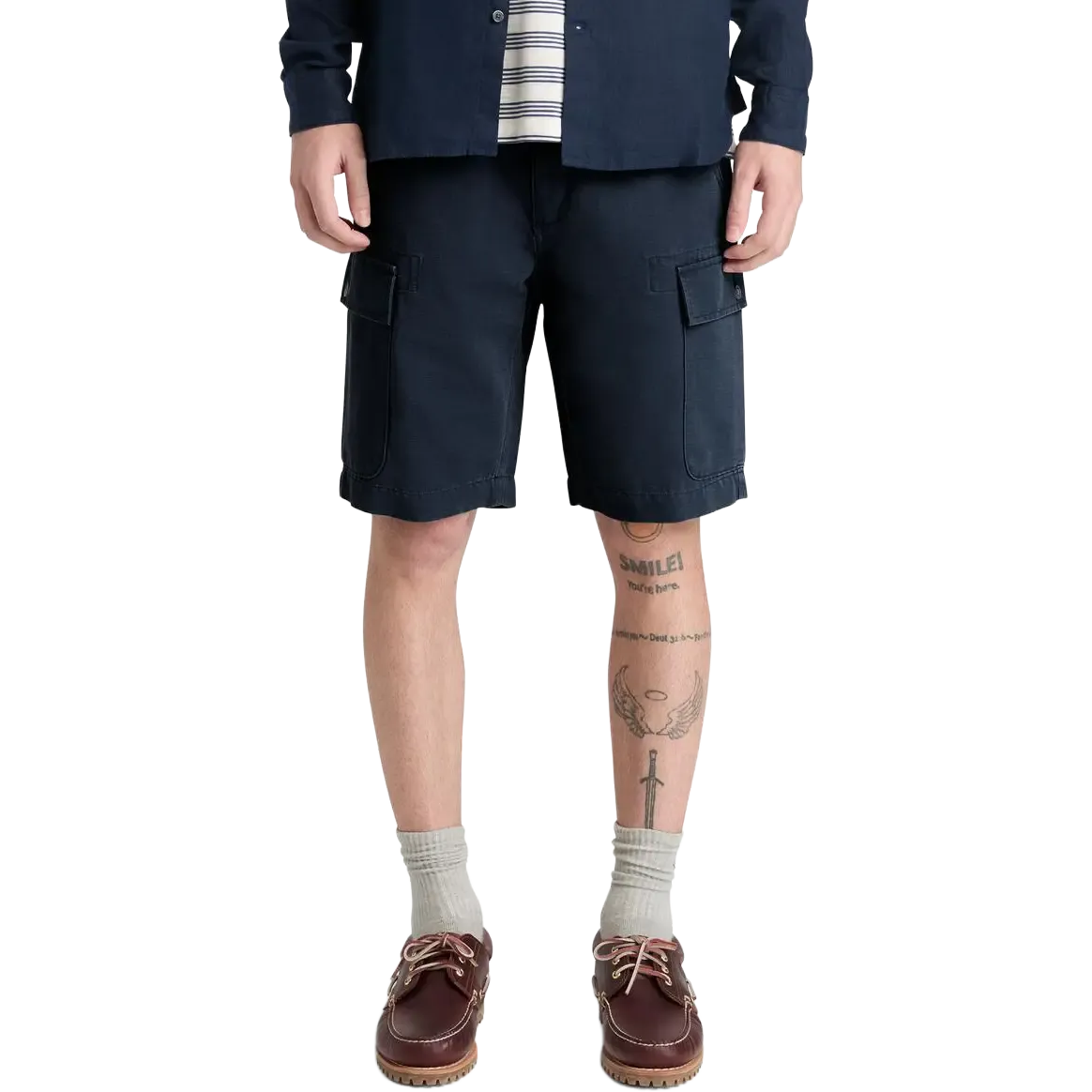 Brookline Cotton Linen Cargo Shorts