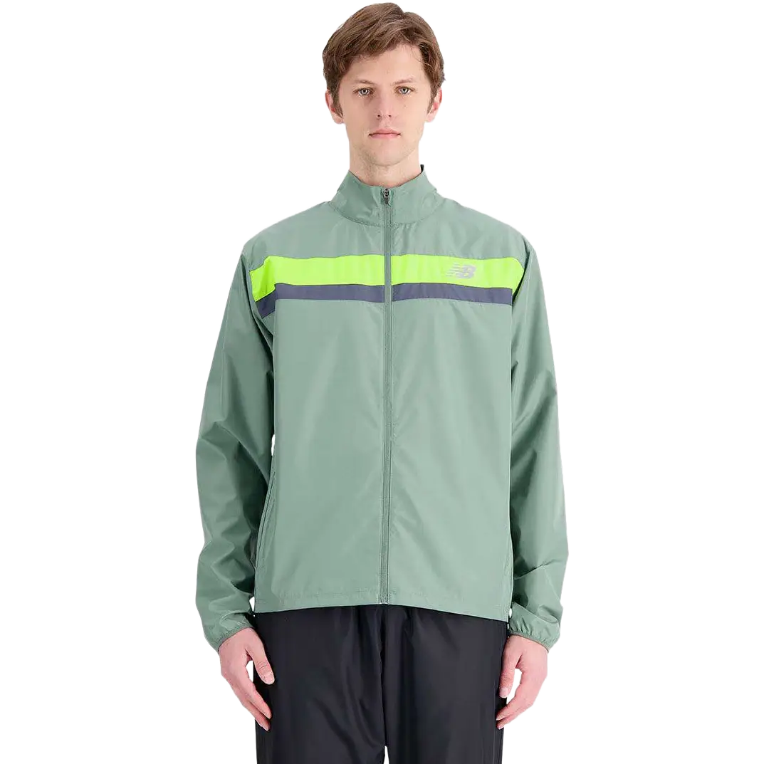 New Balance Accelerate Jacket Men Løbejakke - Dark Juniper - 2XL - Løbejakker