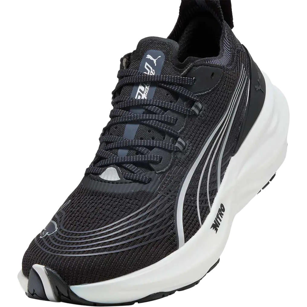 Puma Foreverrun Nitro 2 Men - Puma Black/Puma White - 43 - Allround løbesko