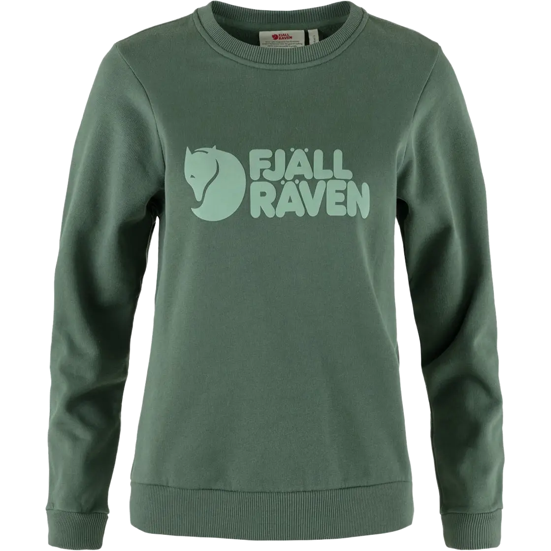 Fjällräven Logo Sweater Women sweatshirt - Deep Patina - S - Sweatshirts