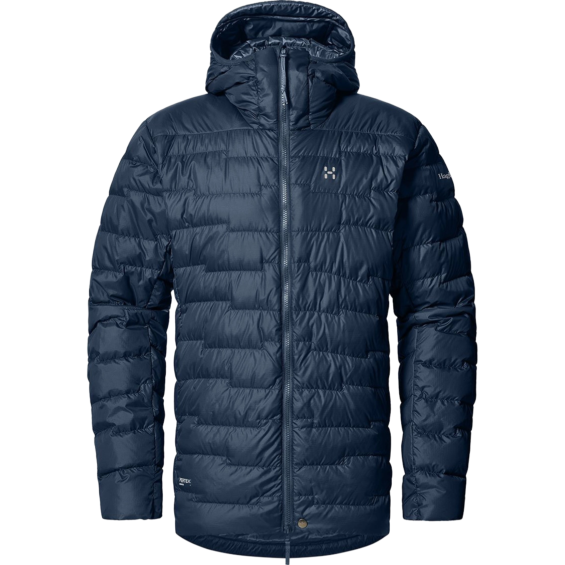 Haglöfs ROC Flash Down Hood Men dunjakke - Tarn Blue - L - Vinterjakker