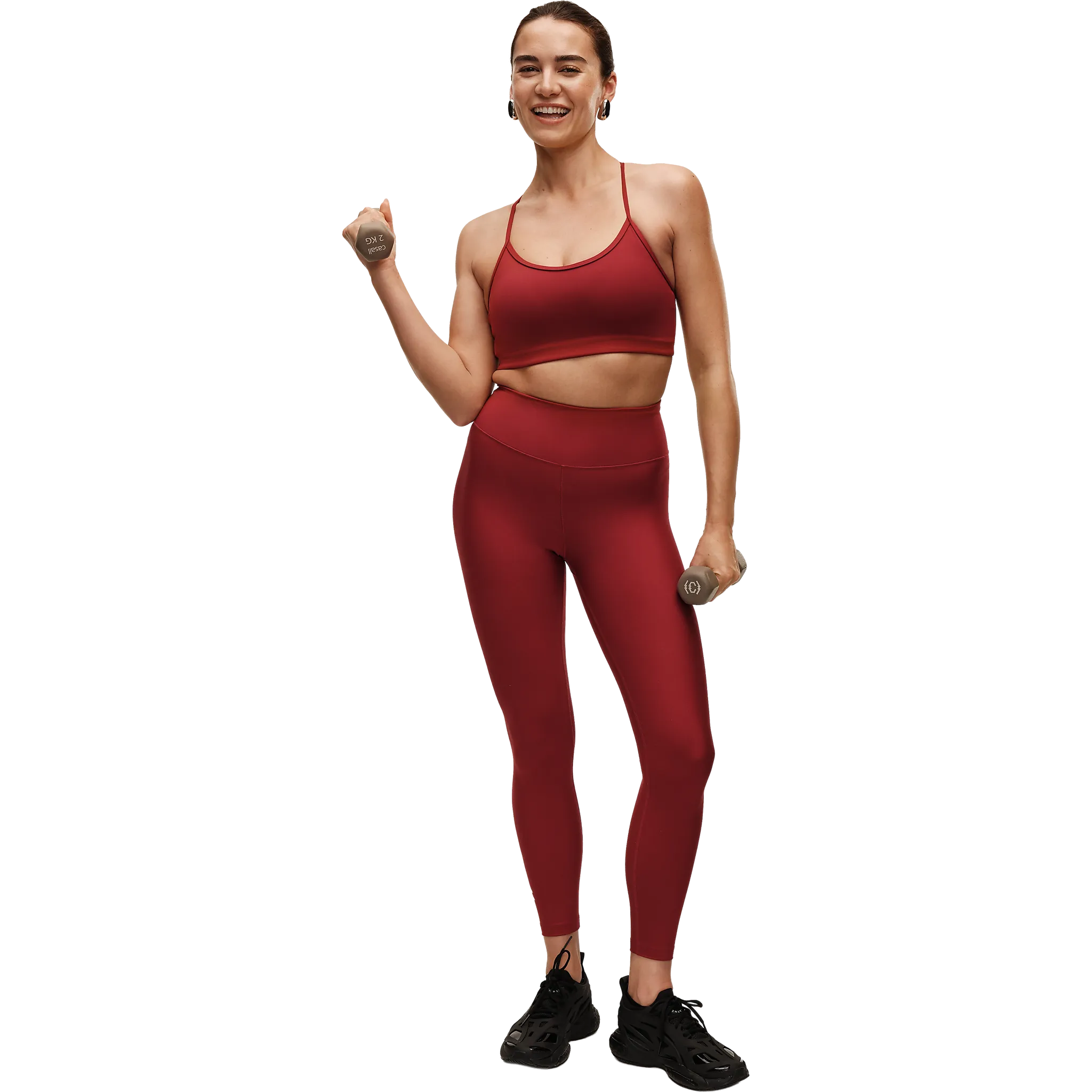 Graphic High Waist Tights Woman