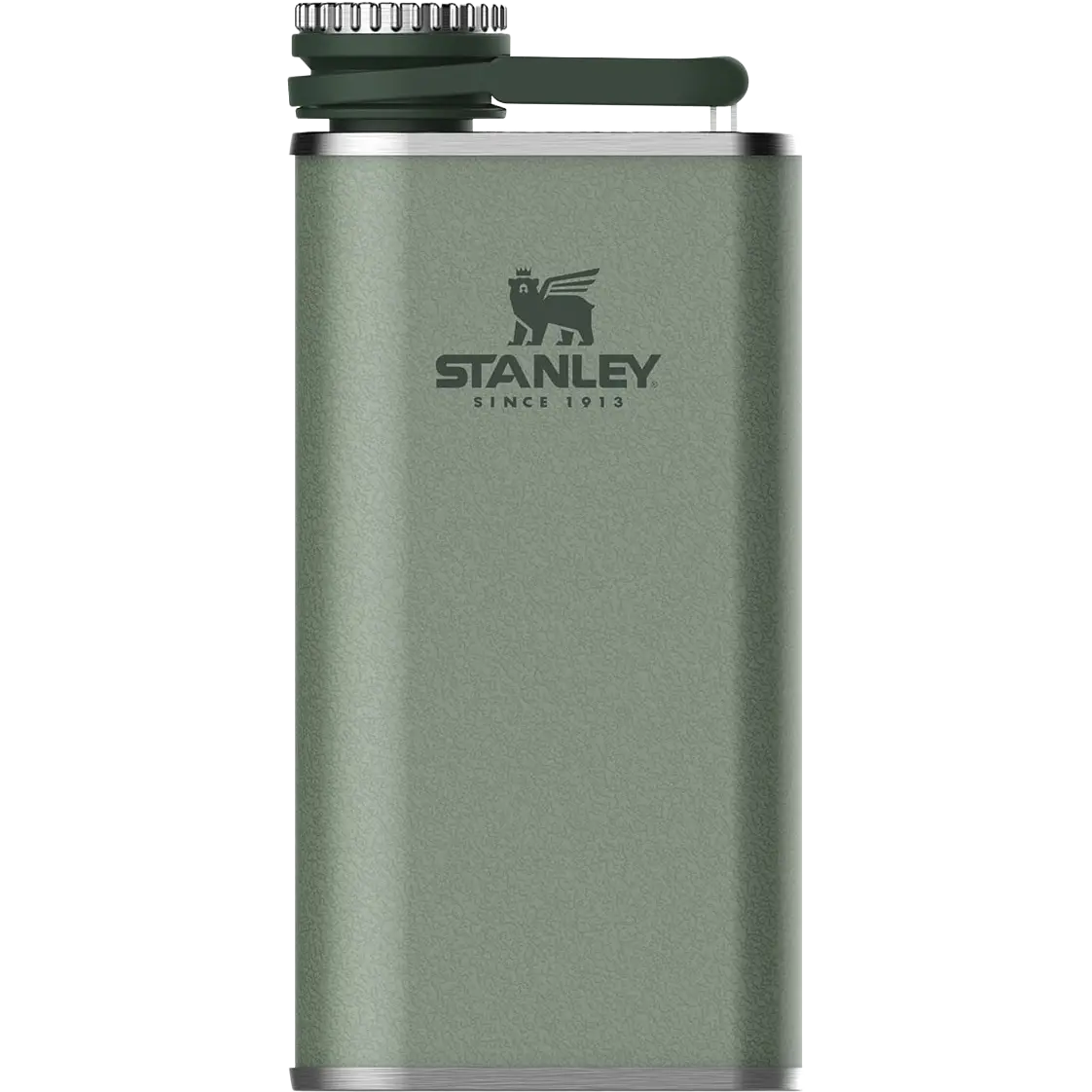 Stanley Classic Flask 0.23 lommelærke - Hammertone Green - One size - Vandflaske