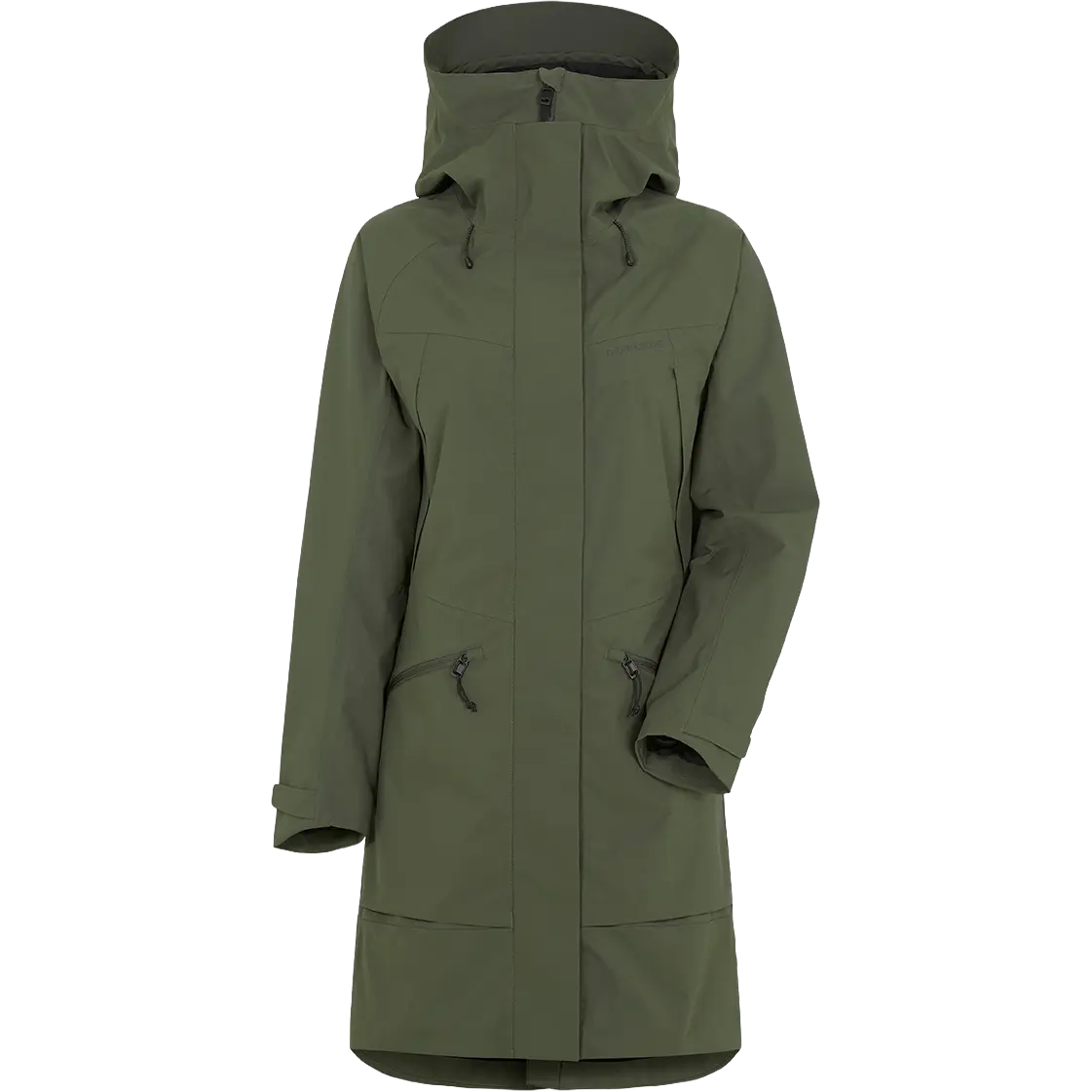 Didriksons Ilma Parka 6 Women regnjakke - Deep Green - 34 - Regnjakker
