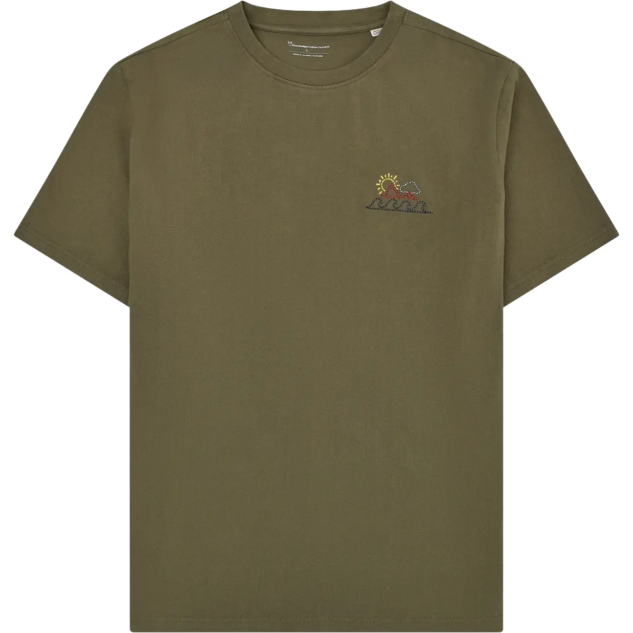 Chest Print T-shirt Men