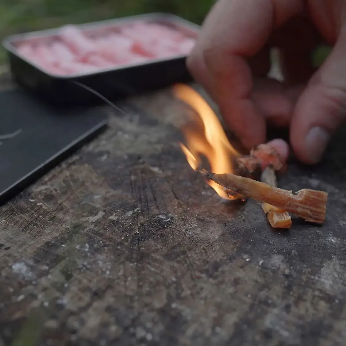 Red Fire Plugs Tinder Tins tændblokke
