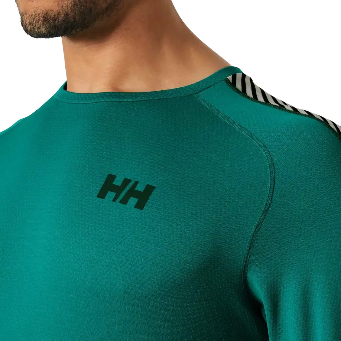 Lifa Active Stripe Crew Men underställströja