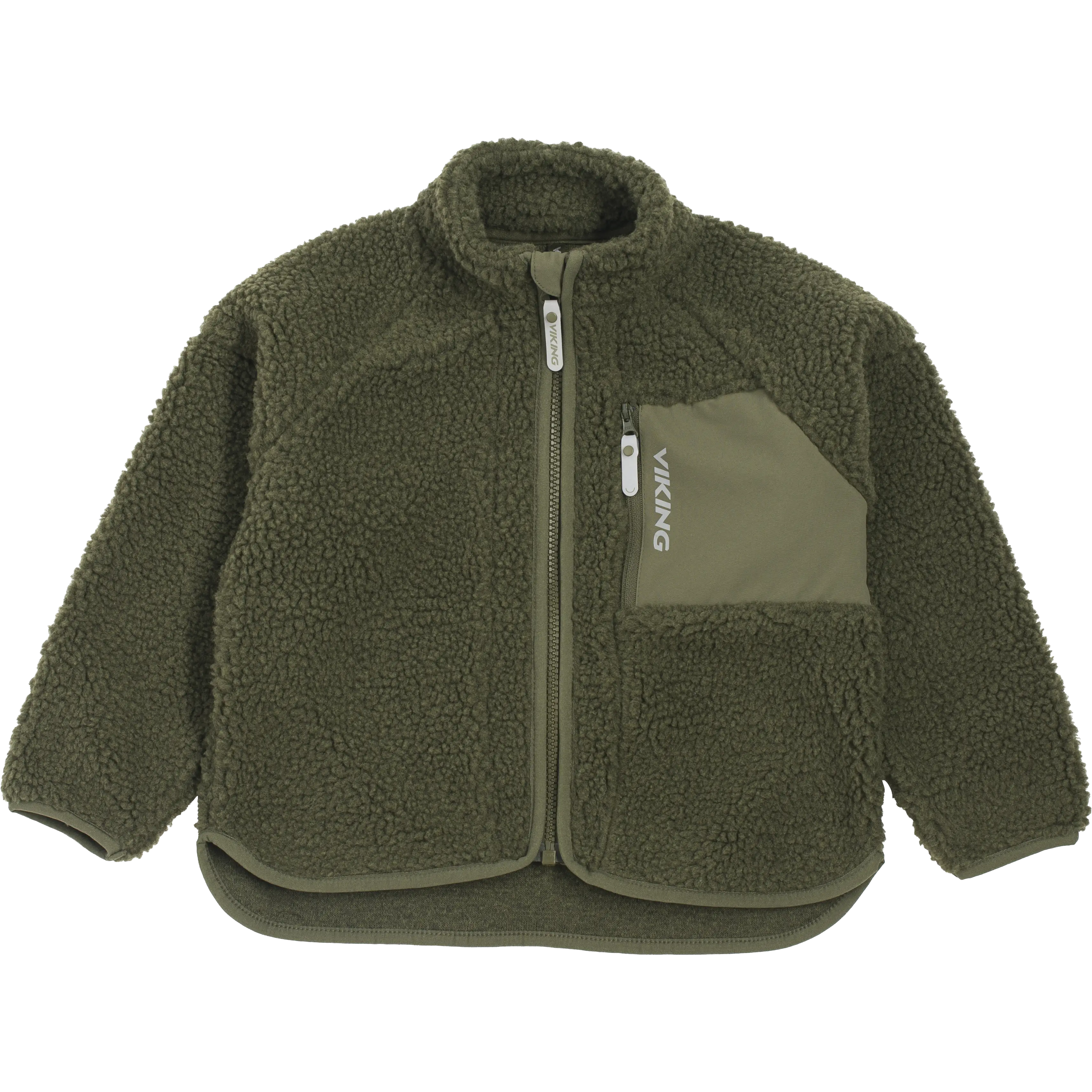 Playtime Pile Midlayer Jacket - Olive