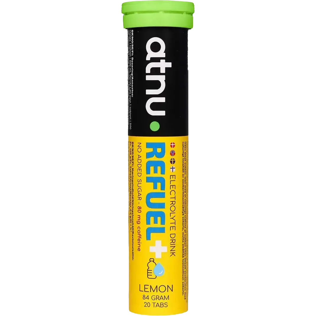 Refuel+ Elektrolyt Lemon m. koffein