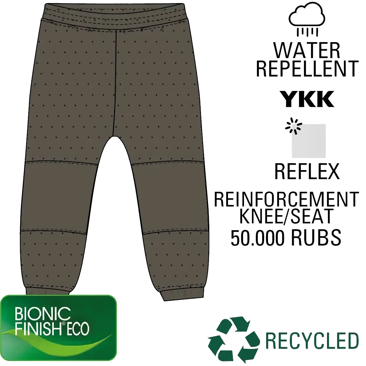 Soft Thermo Recycled Uni Pants termobukser