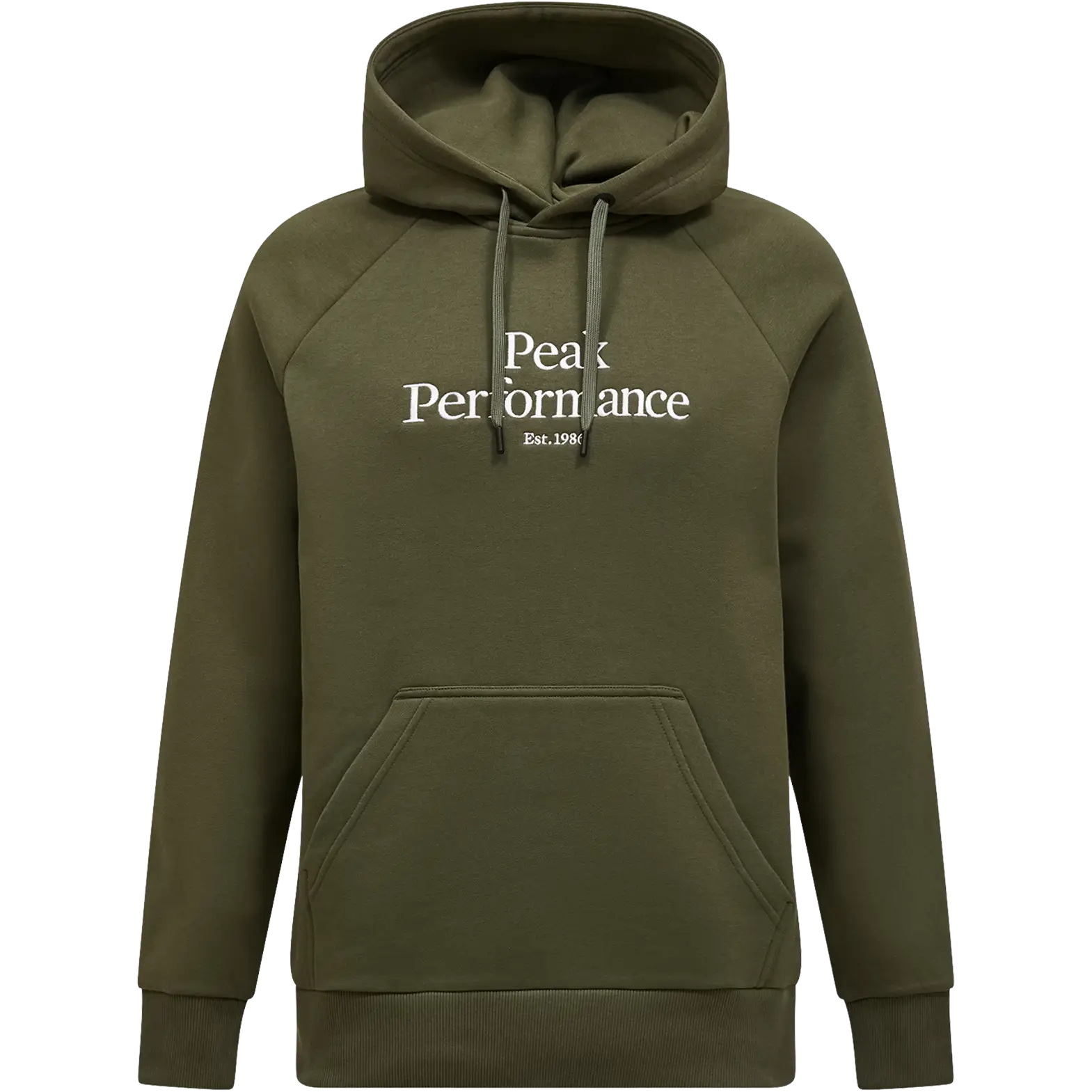 Peak Performance Original Hood Men - Pine Needle/Offwhite - 2XL - Hættetrøje