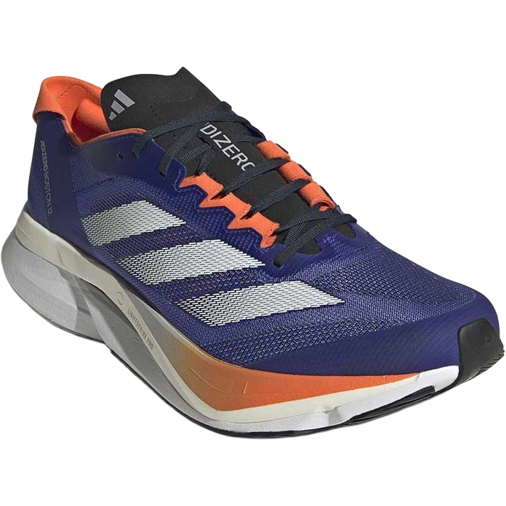 Adidas Adizero Boston 12 Men - Lucblu/Ftwwht/Impora - UK10,5/EU 45 1/3 - Mængdetræningssko