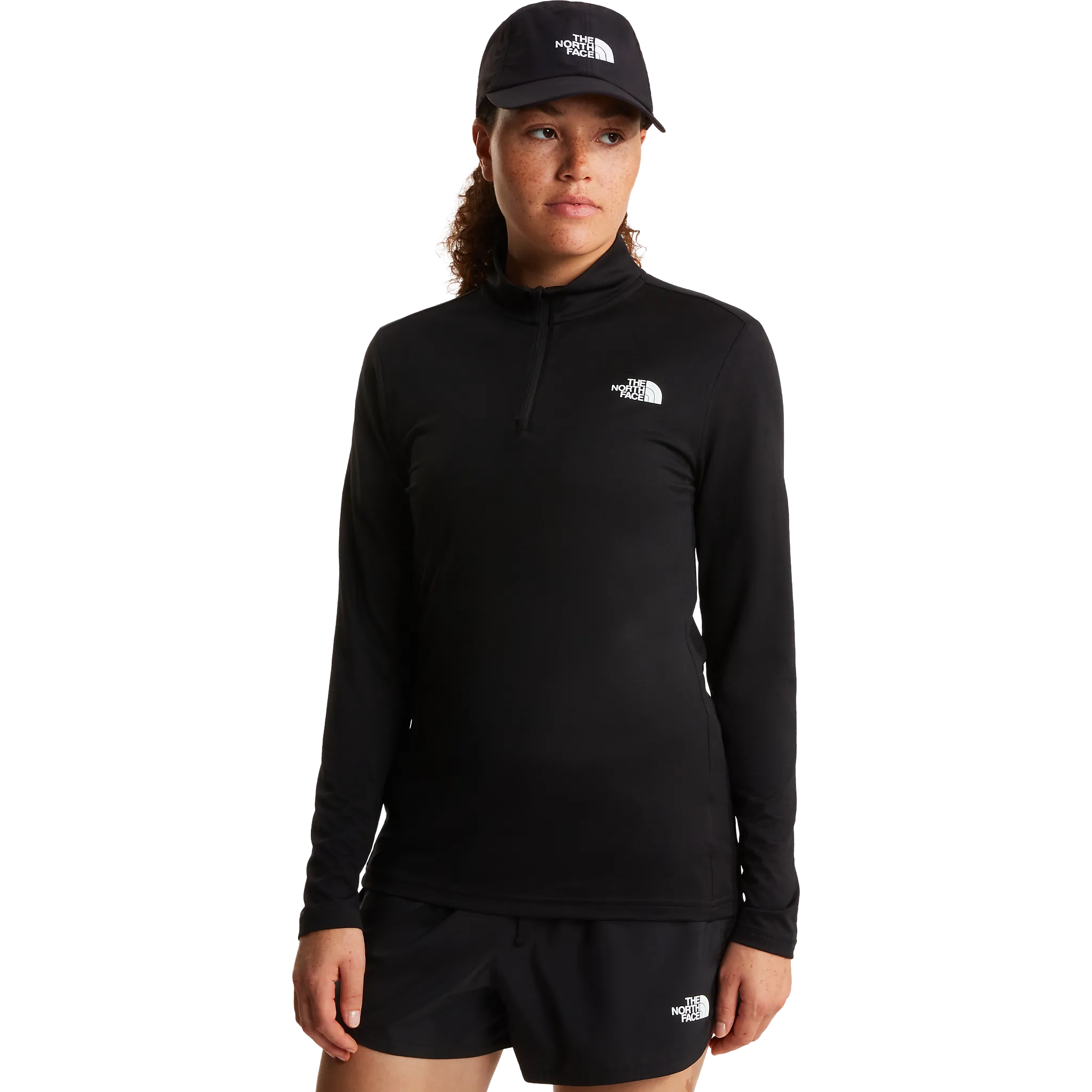 Flex 1/4 Zip Tee Slim Women