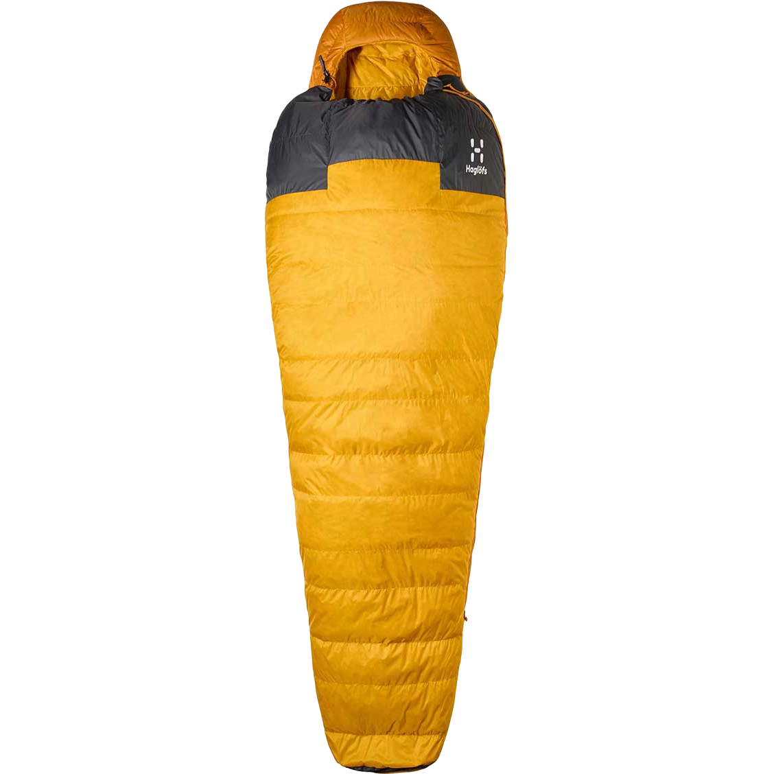 Haglöfs Nordic Expedition Down -2, 185 cm sovepose - Sunny Yellow/Desert Yellow - Left Zip - Forårssovepose i dun