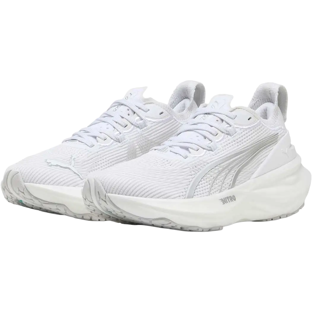 Puma Foreverrun Nitro 2 Women - PUMA White/PUMA Silver - 37 - Sko