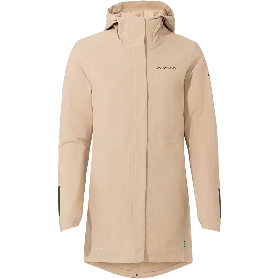 Vaude Cyclist Padded Parka II Women vinterjakke - Linen - 46 - Jakker