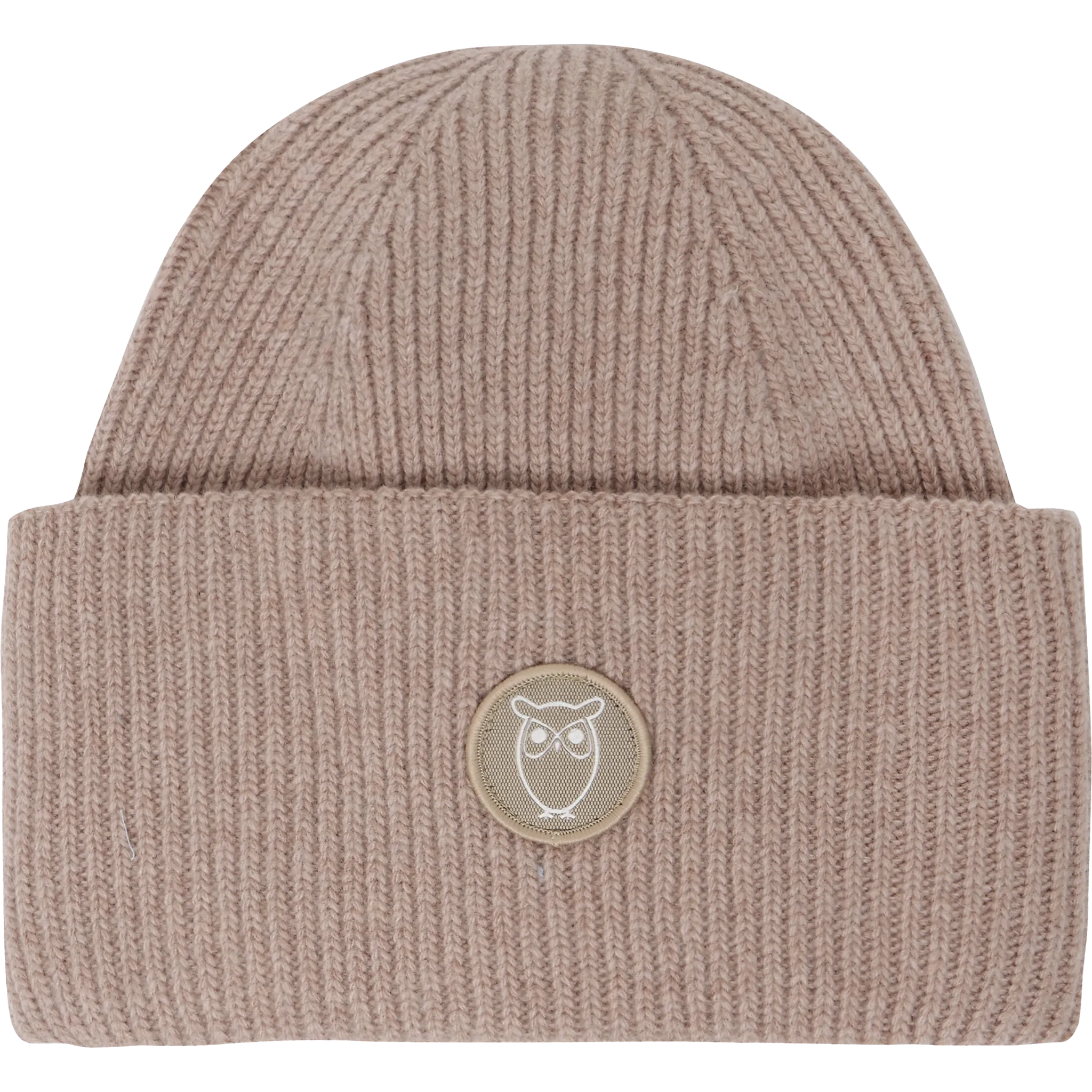 Wool Badge Beanie Women