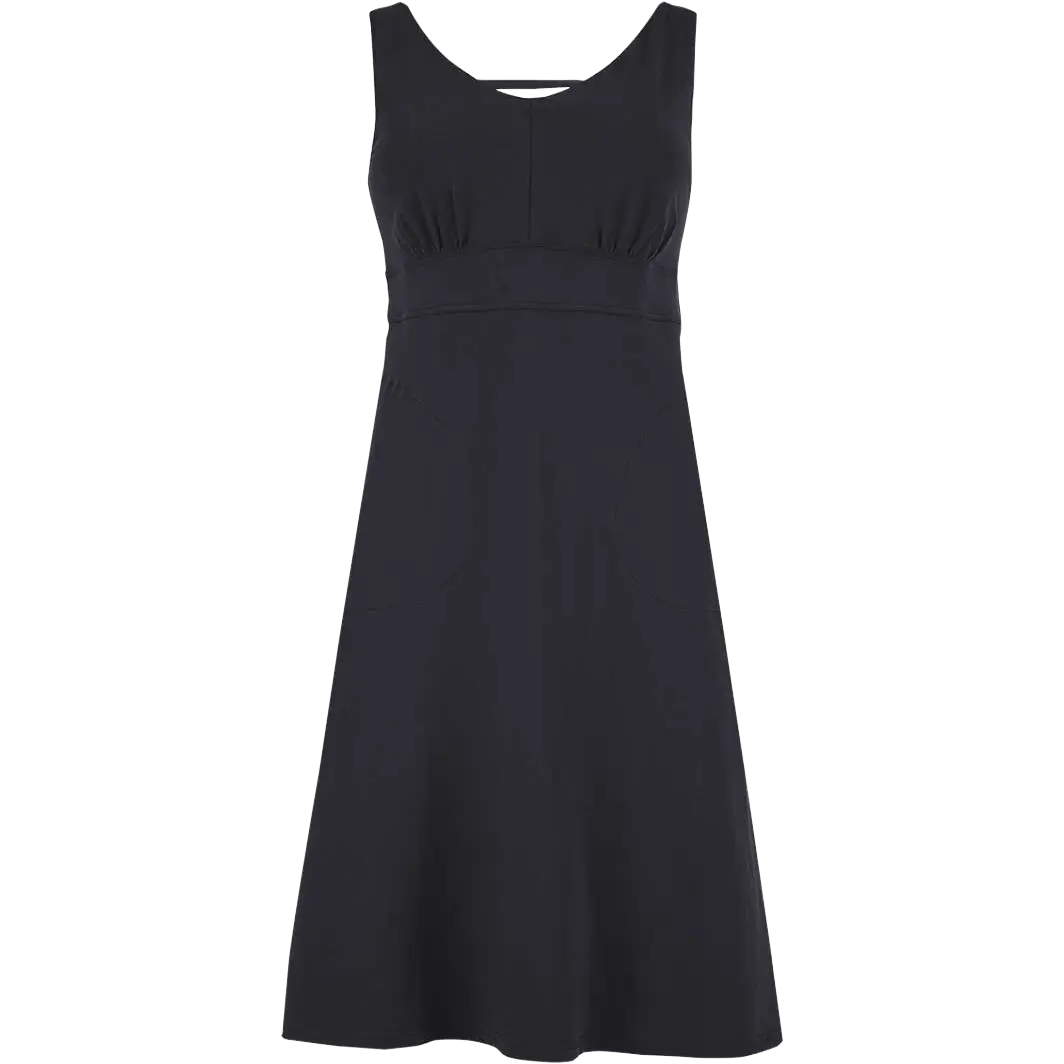 Sherpa Neha Midi Dress kjole - Black - M - Outdoor kjoler