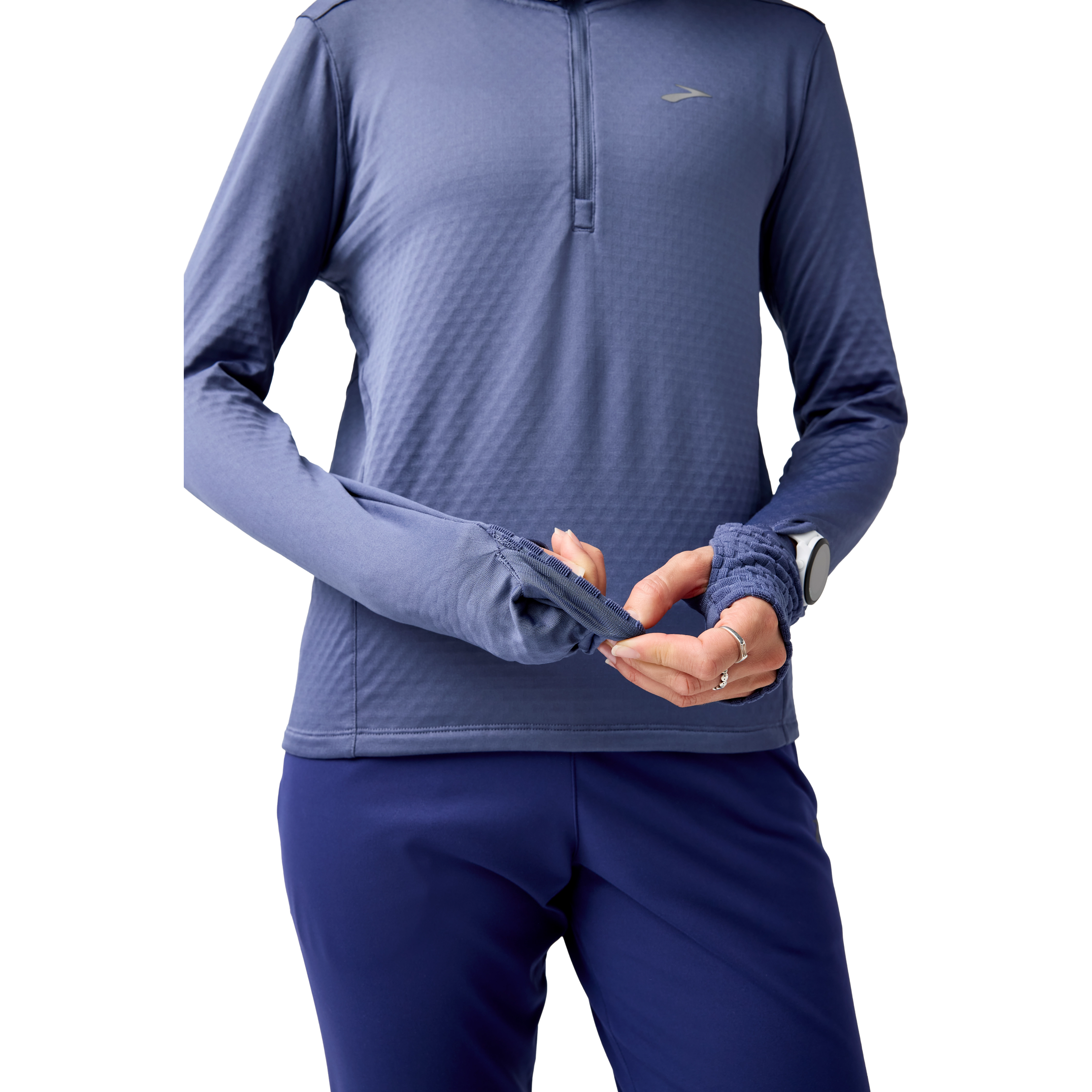 Brooks Notch Thermal Hoodie 3.0 Women - Nightshadow - L - Løbetrøjer