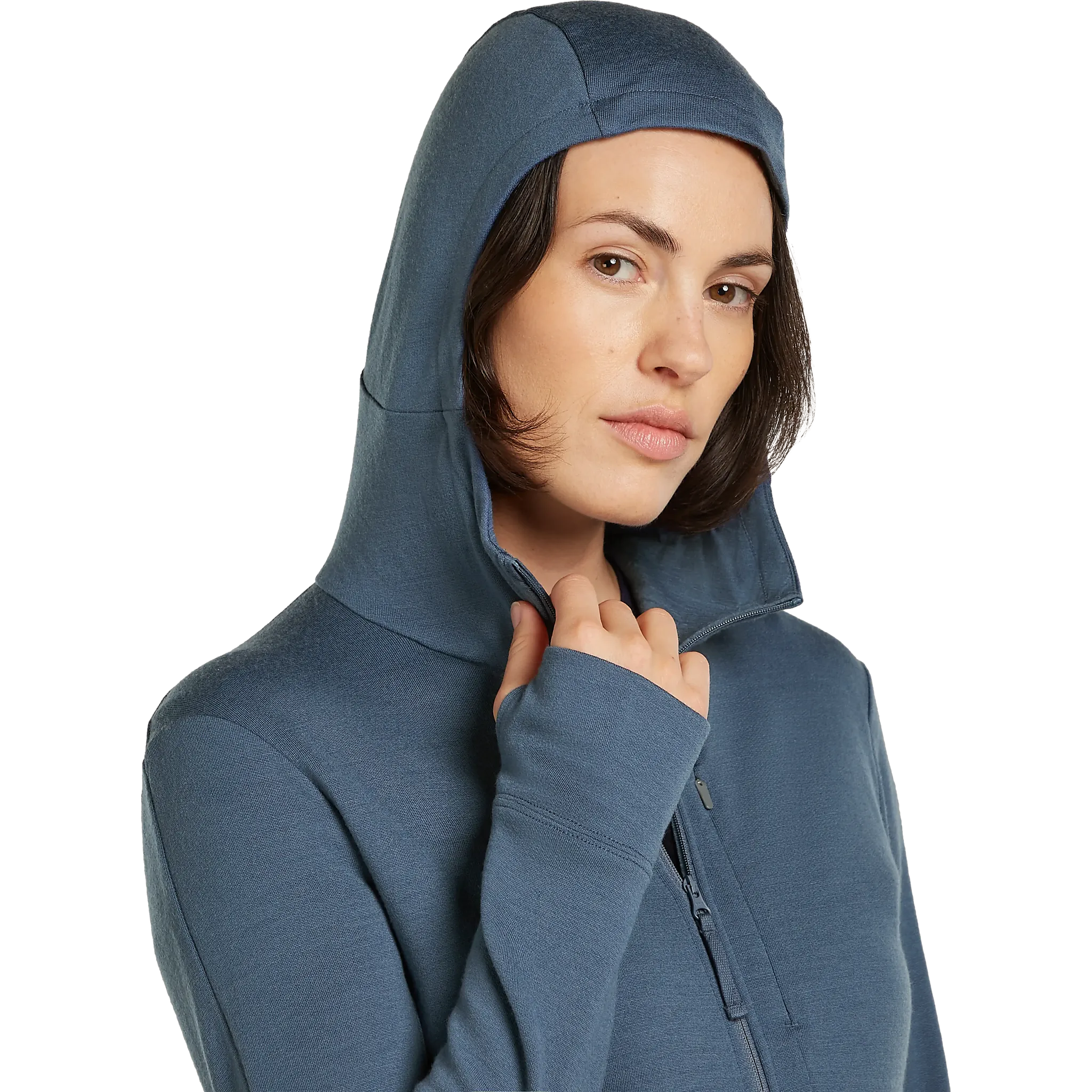 Quantum IV LS Zip Hood Women uldtrøje