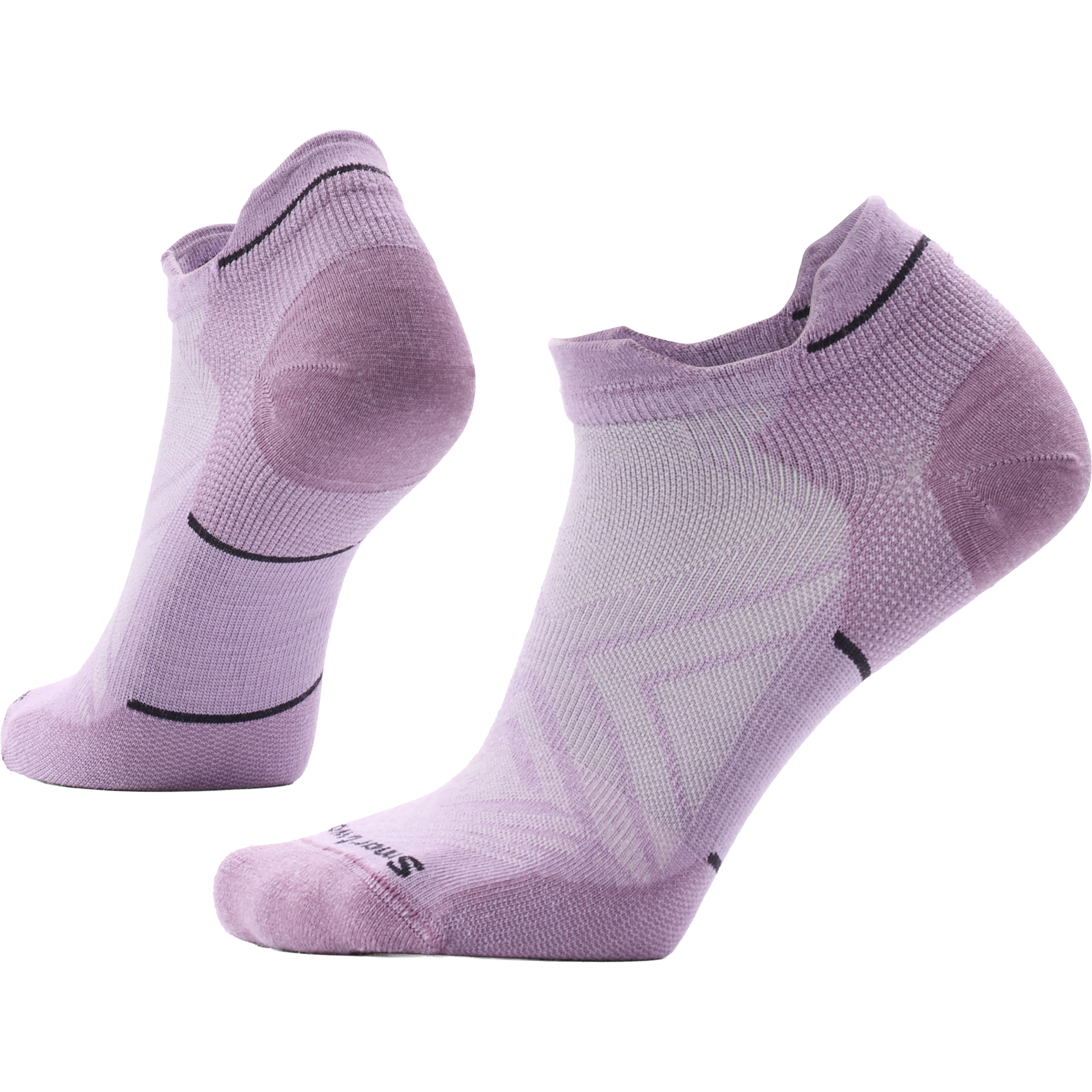 Smartwool Run Zero Cushion Low Ankle Women uldsokker - Purple Dawn - L/42-45 - Uldsokker til børn