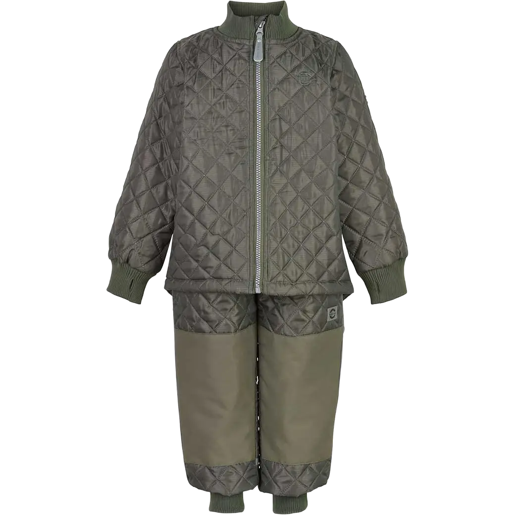 Mikk-Line Thermal Set termosæt - Dusty Olive - 86 - Termosæt til børn