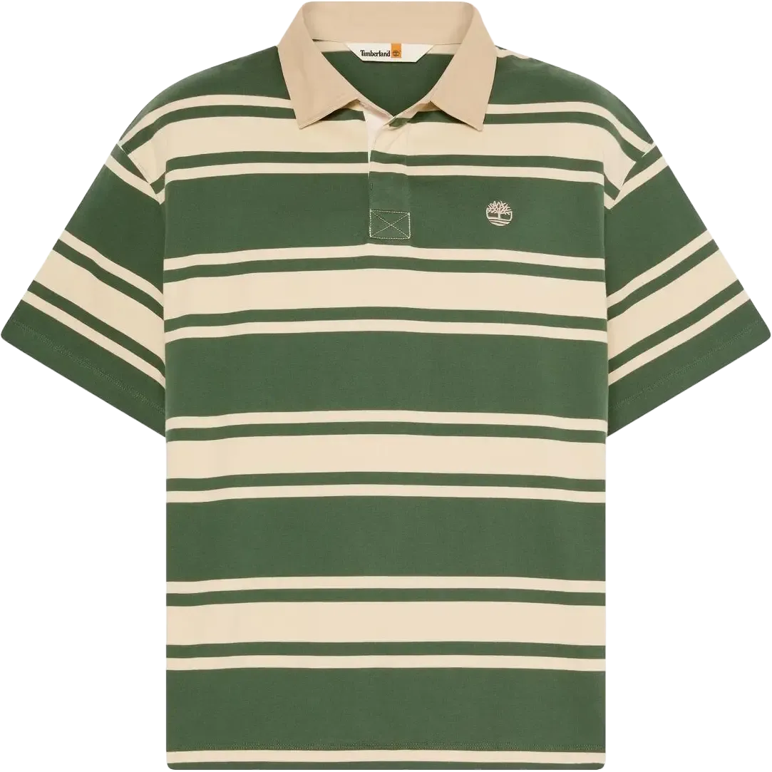 SS Striped Rugby Polo