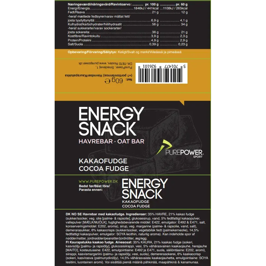 Energy Snack Kakao Fudge