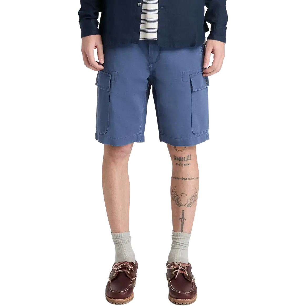 Brookline Cotton Linen Cargo Shorts