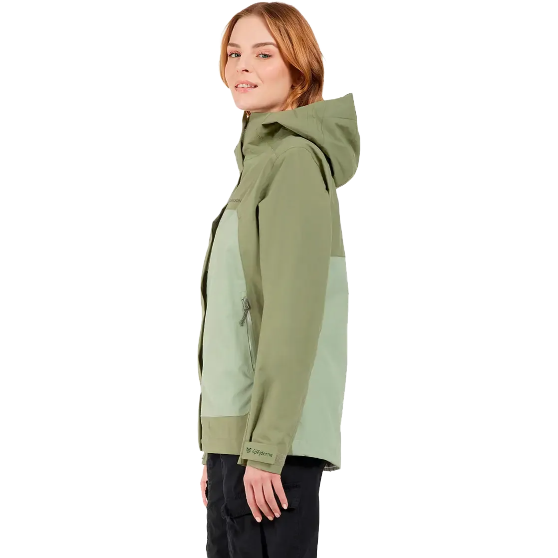 Grit Jacket 3 m/logo Women regnjakke