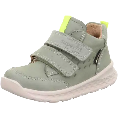 SuperFit Breeze GTX Kids børnesko - Hellgrün/Gelb - 21 - Sneakers til børn