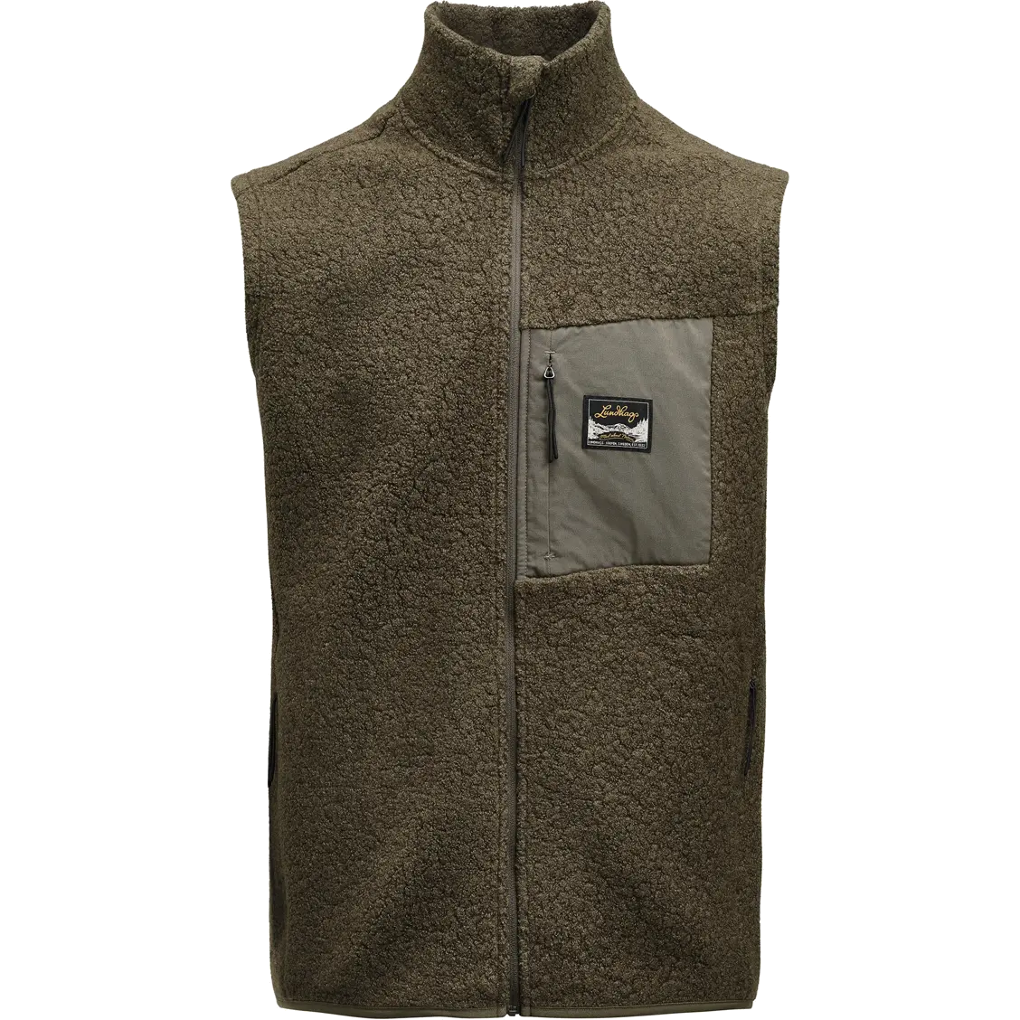 Lundhags Flok Wool Pile Vest Men - Forest Green - 2XL - Veste