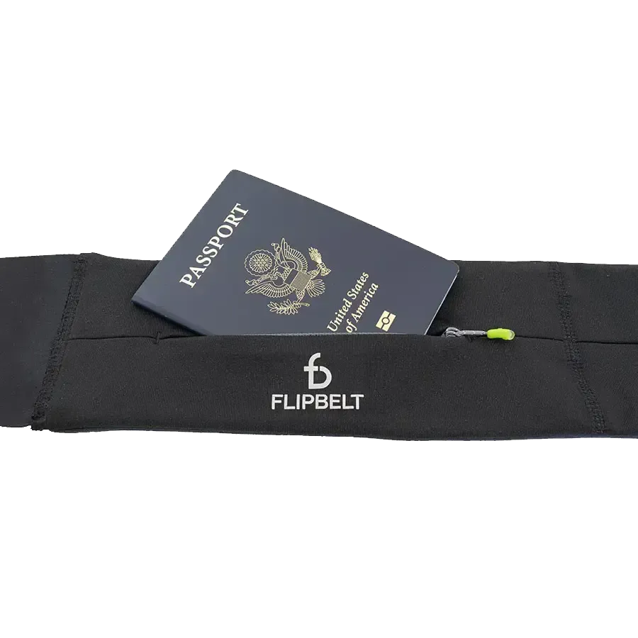 FlipBelt Zipper Adjustable Velcro løbebælte