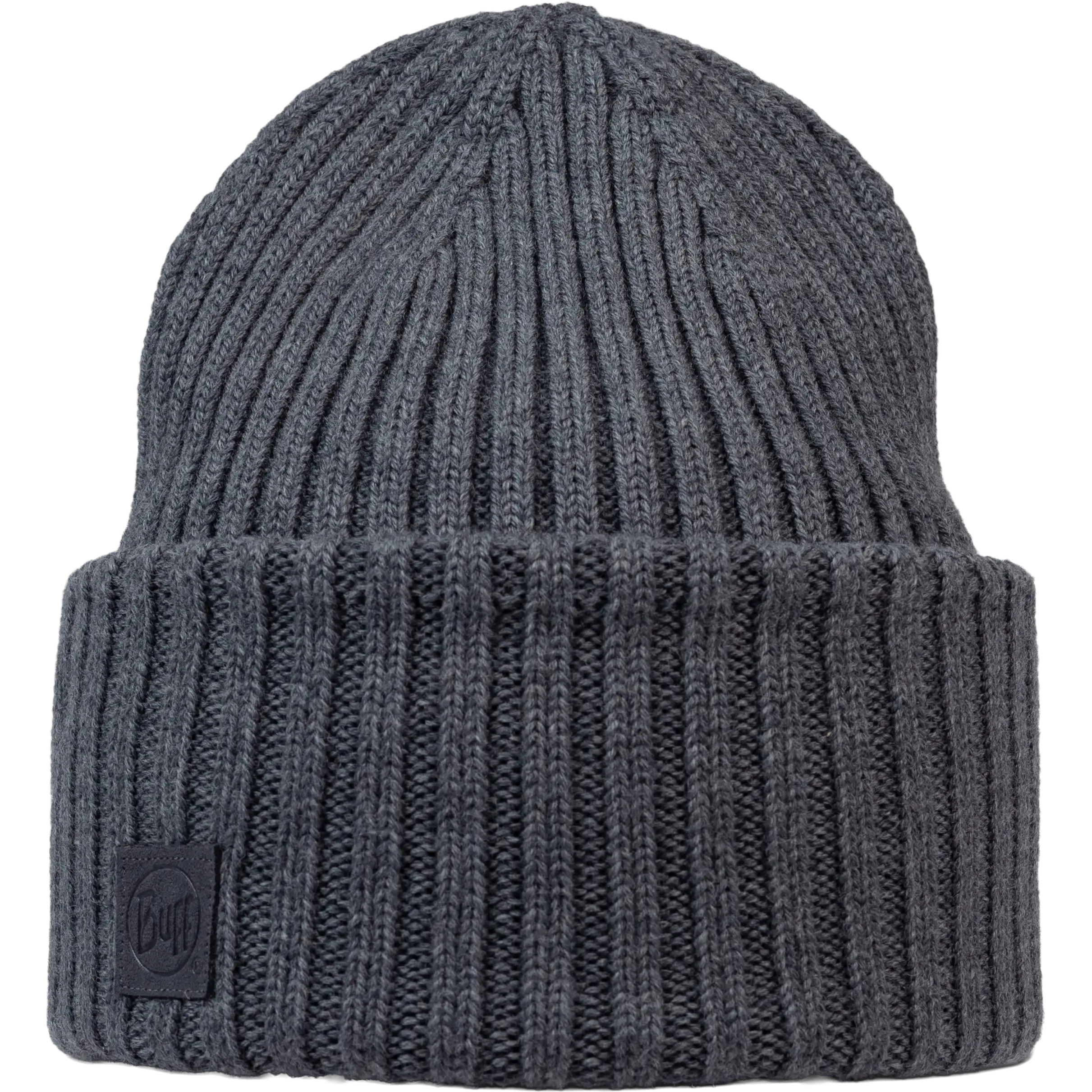 Buff Knitted Beanie - Erviny Grey Heather - One size - Huer