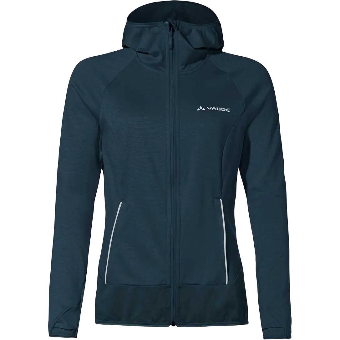 Vaude Tekoa Fleece Jacket II Women damefleece - Dark Sea - 38 - Fleecetrøjer