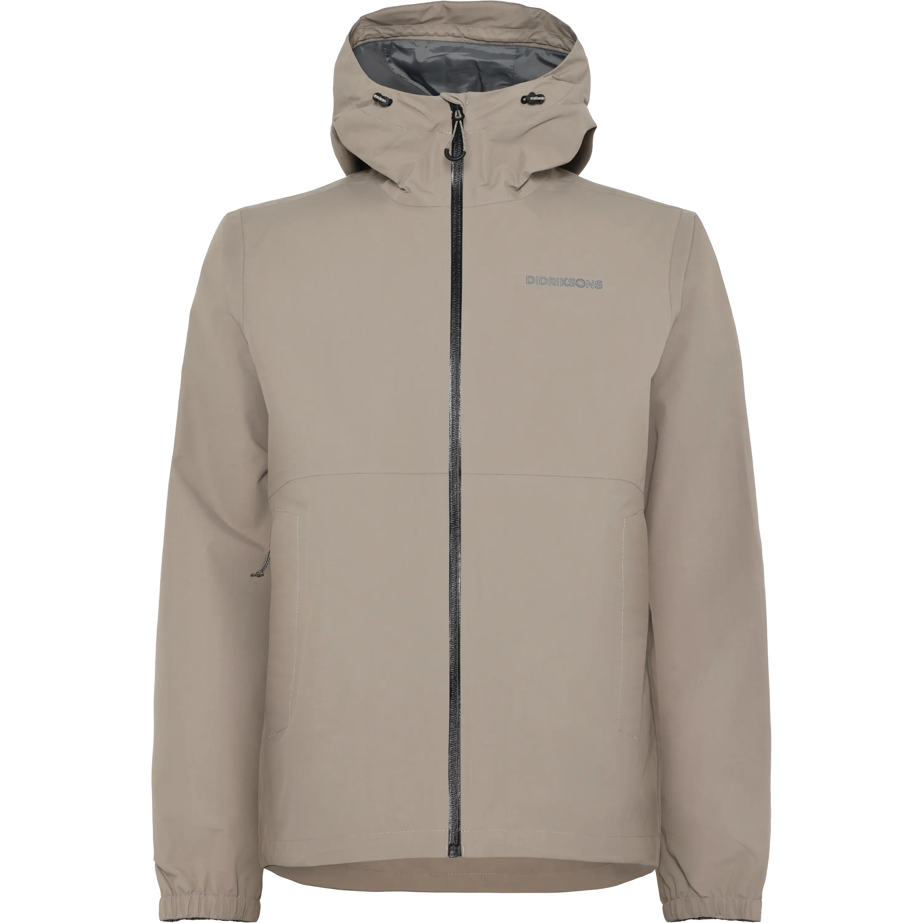 Didriksons Dario Jacket 2 Men - Ash Brown - XL - Regnjakker
