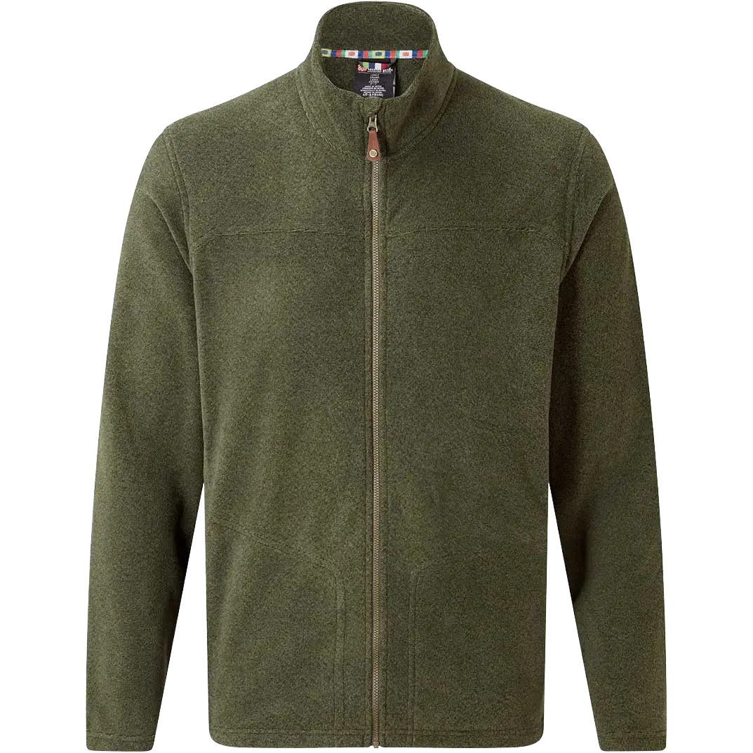 Sherpa Rolpa Eco Jacket Men fleece - Evergreen - S - Fleecetrøjer