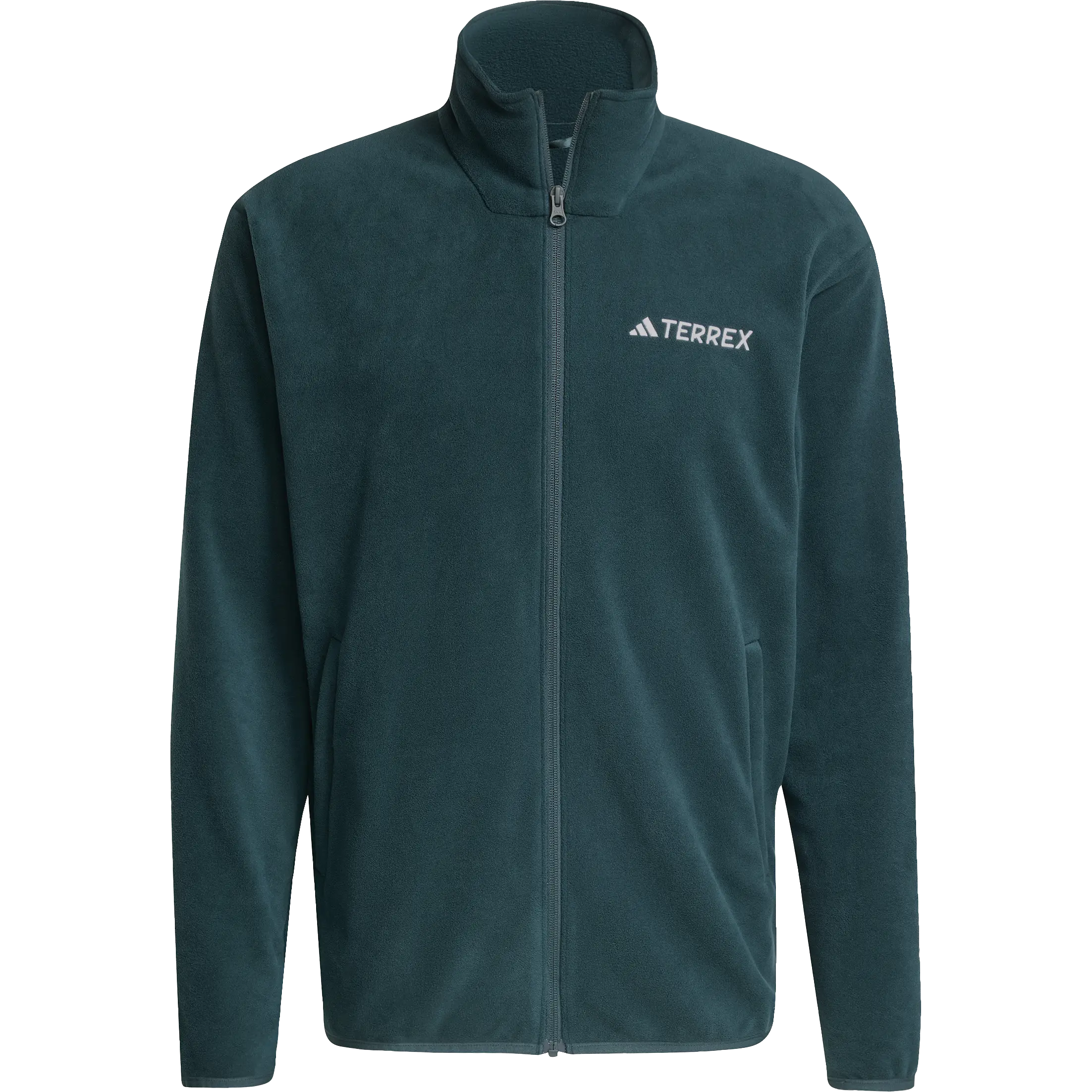 Adidas Multi Essentials Full Zip Fleece Jacket - Aurivy - L - Fleecetrøjer