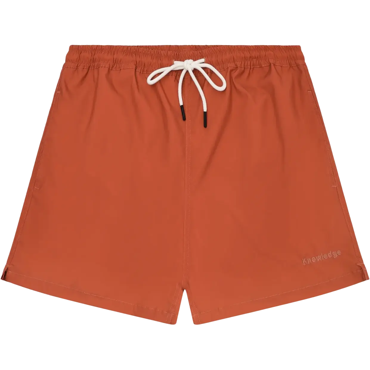 Knowledge Cotton Apparel Stretch Swimshorts Men - Burnt Brick - M - Badeshorts